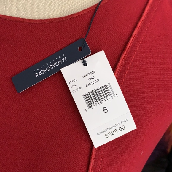 Magaschoni Collection Ruby Wool/Laine Midi Dress - Picture 6 of 8